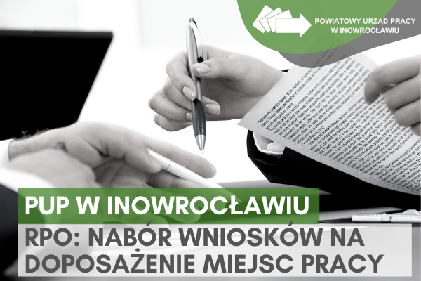 Obrazek. Nabór wniosków na doposażenie stanowiska pracy