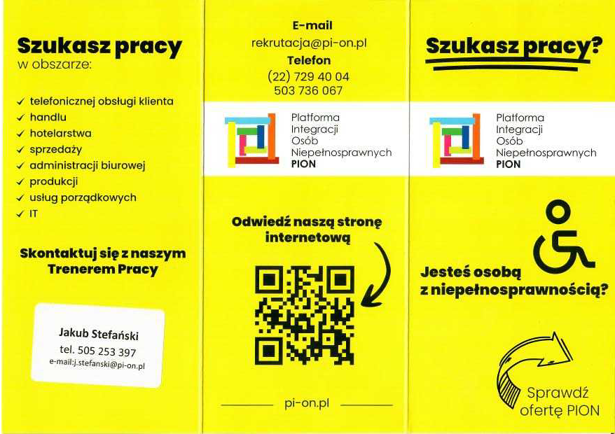 Obrazek dla: Platforma Integracji Osób Niepełnosprawnych (PION)