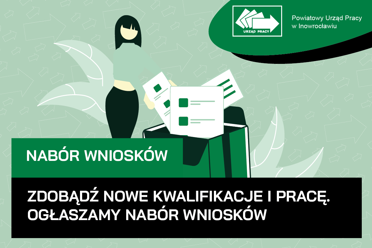 Obrazek. Zdobądź nowe kwalifikacje i pracę. Ogłaszamy nabór uczestników na szkolenie