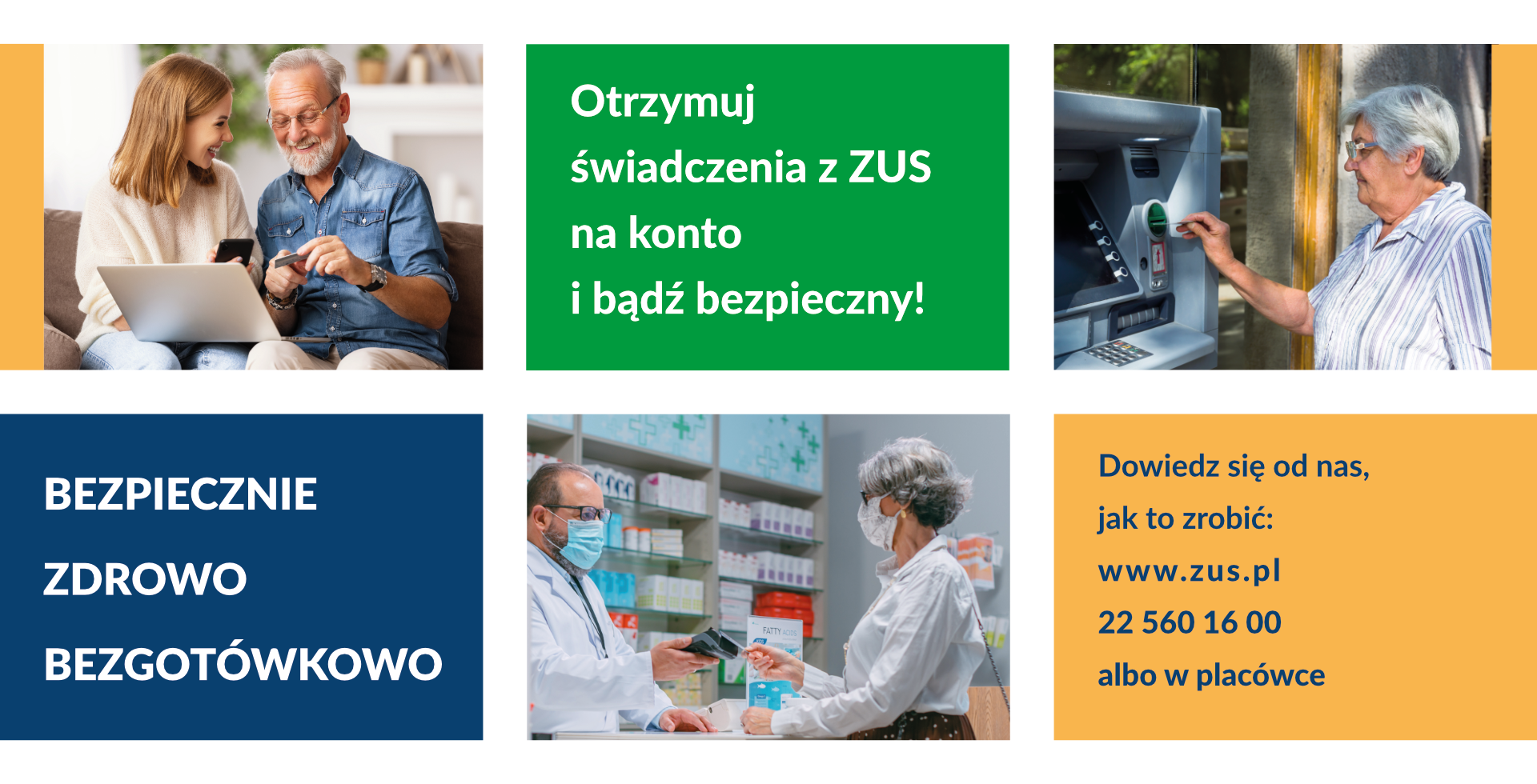 Obrazek. Świadczenia z ZUS na konto - zalety