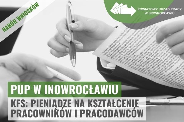 Krajowy Fundusz Szkoleniowy - Nabór wniosków Powiatowy Urząd Pracy w Inowrocławiu