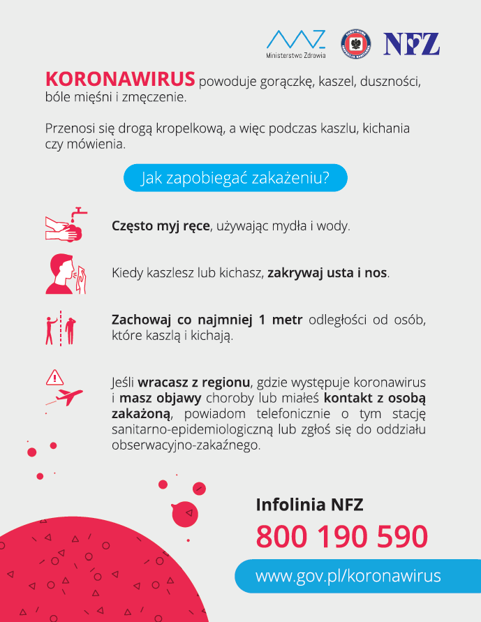 Obrazek. Plakta koronawirus