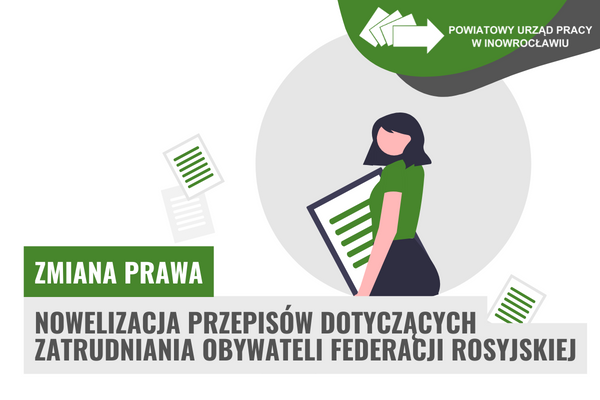 Obrazek. ZMIANA PRAWA: Nowelizacja przepisów dotyczących zatrudniania obywateli Federacji Rosyjskiej