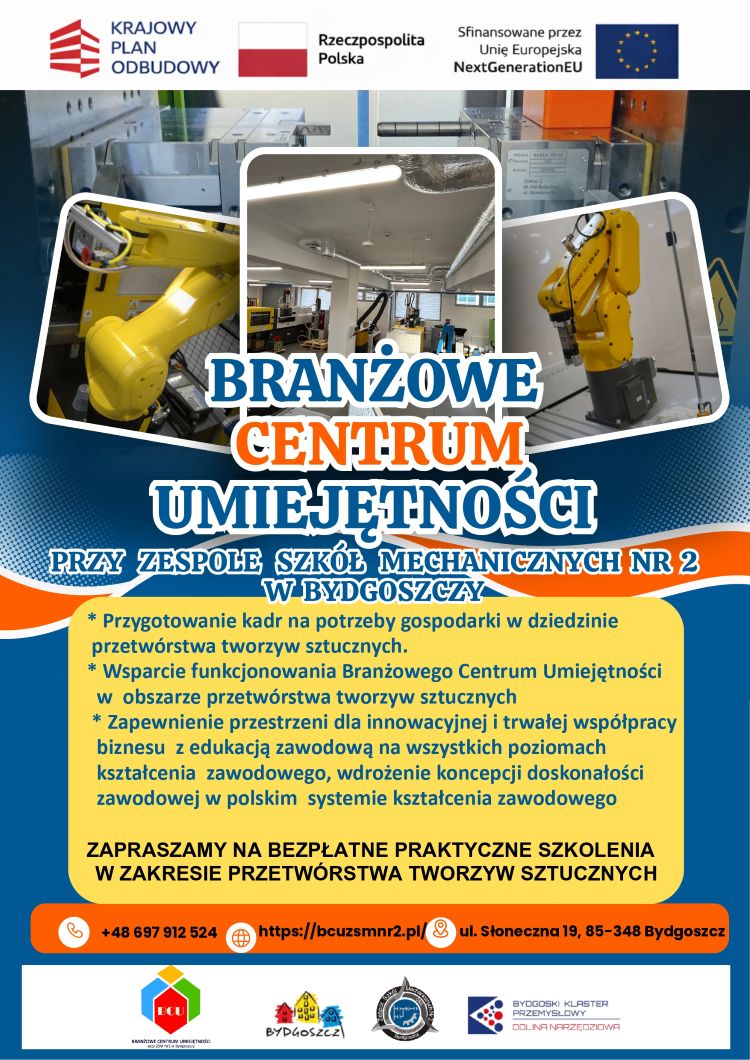 Obrazek dla: BRANŻOWE CENTRUM UMIEJĘTNOŚCI przy Zespole Szkół...