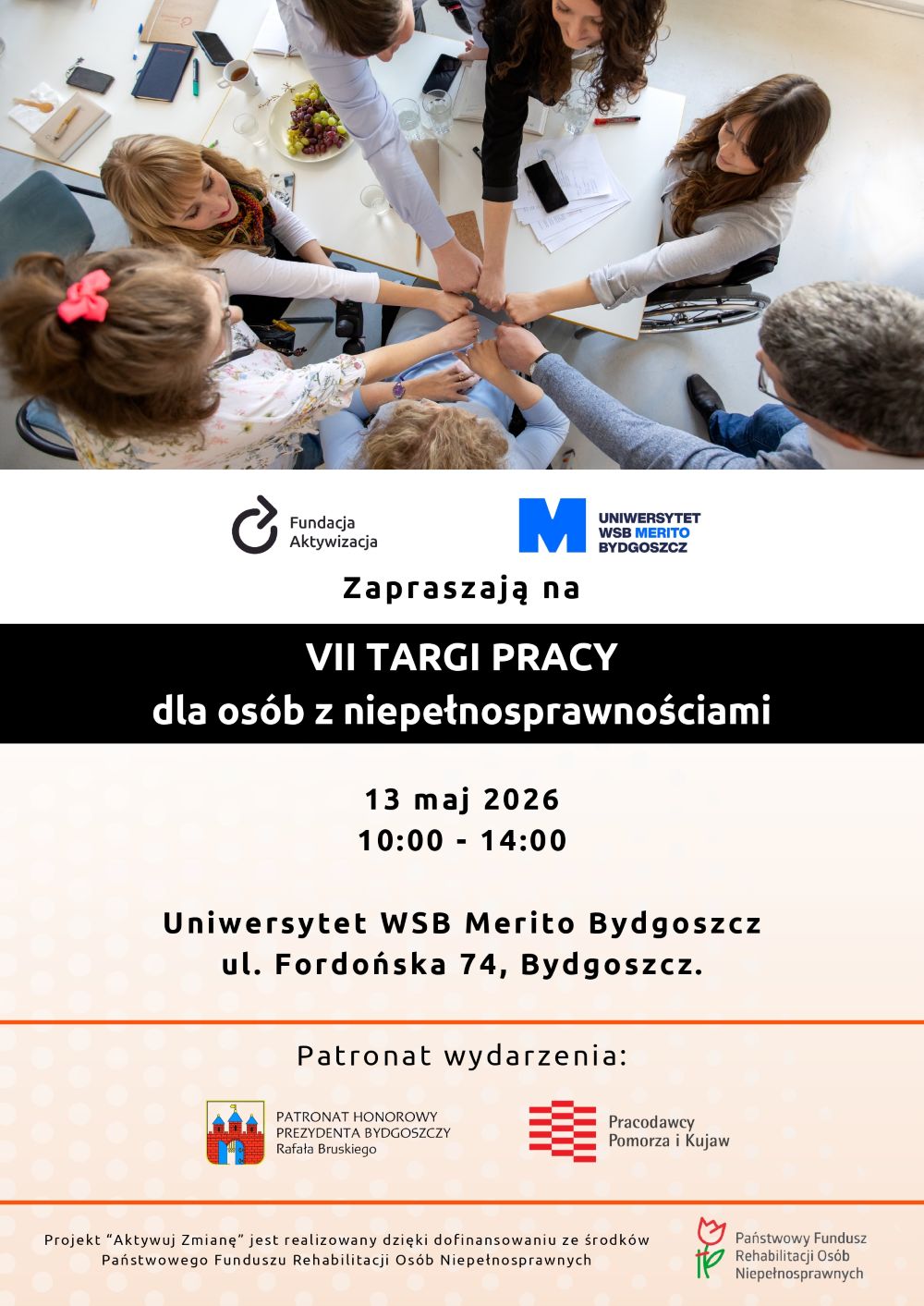 Obrazek dla: VII Targi Pracy dla osób z niepełnosprawnościami w...