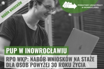 Zdjęcie artykułu RPO WKP: Nabór wniosków na organizację staży dla osób powyżej 30 roku życia