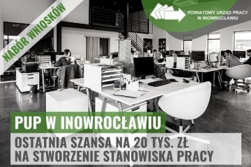 Zdjęcie artykułu RPO-WKP: Ostatnia szansa w tym  roku na 20 tysięcy złotych na stworzenie stanowiska pracy