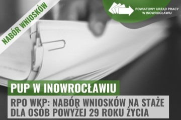 Zdjęcie artykułu RPO WKP: Nabór wniosków o organizację staży dla osób powyżej 29 roku życia