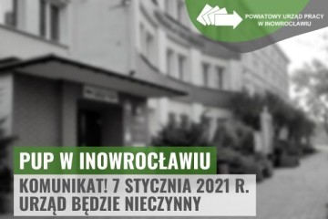 Zdjęcie artykułu KOMUNIKAT: 7 stycznia urząd będzie nieczynny