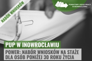 Zdjęcie artykułu POWER: Nabór wniosków na organizację staży dla osób...