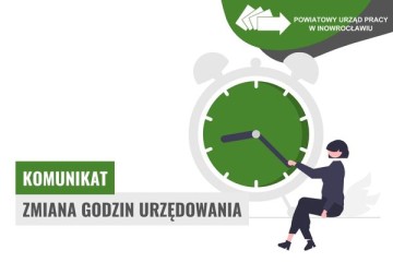 Zdjęcie artykułu KOMUNIKAT: Zmiana godzin urzędowania