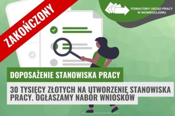 Zdjęcie artykułu 30 tysięcy złotych na utworzenie stanowiska pracy. Ogłaszamy nabór wniosków