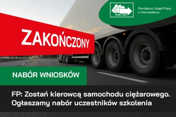 Zdjęcie artykułu Zostań kierowcą samochodu ciężarowego. Ogłaszamy nabór uczestników szkolenia