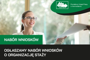Zdjęcie artykułu Ogłaszamy nabór wniosków o organizację staży