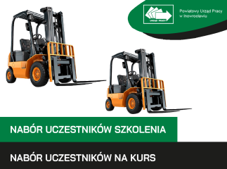 Zdjęcie artykułu Nabór uczestników na kurs kierowca operator wózków jezdniowych
